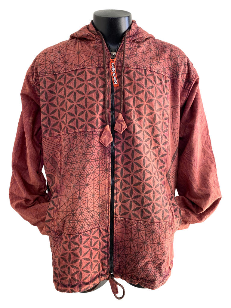 Geo/Flower of Life Patch Jacket