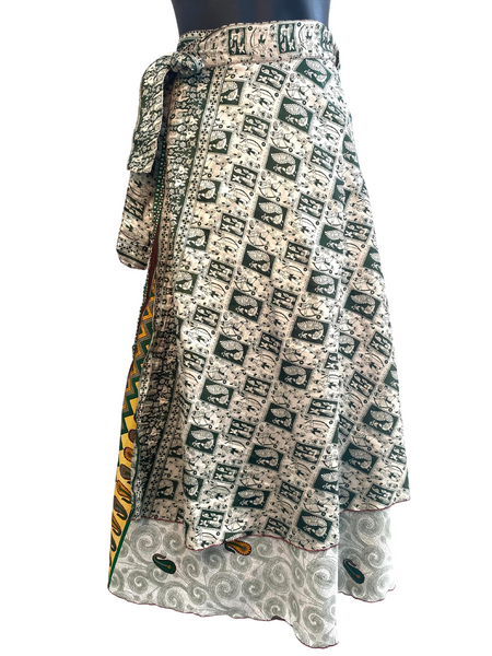 Silk Wrap Skirt