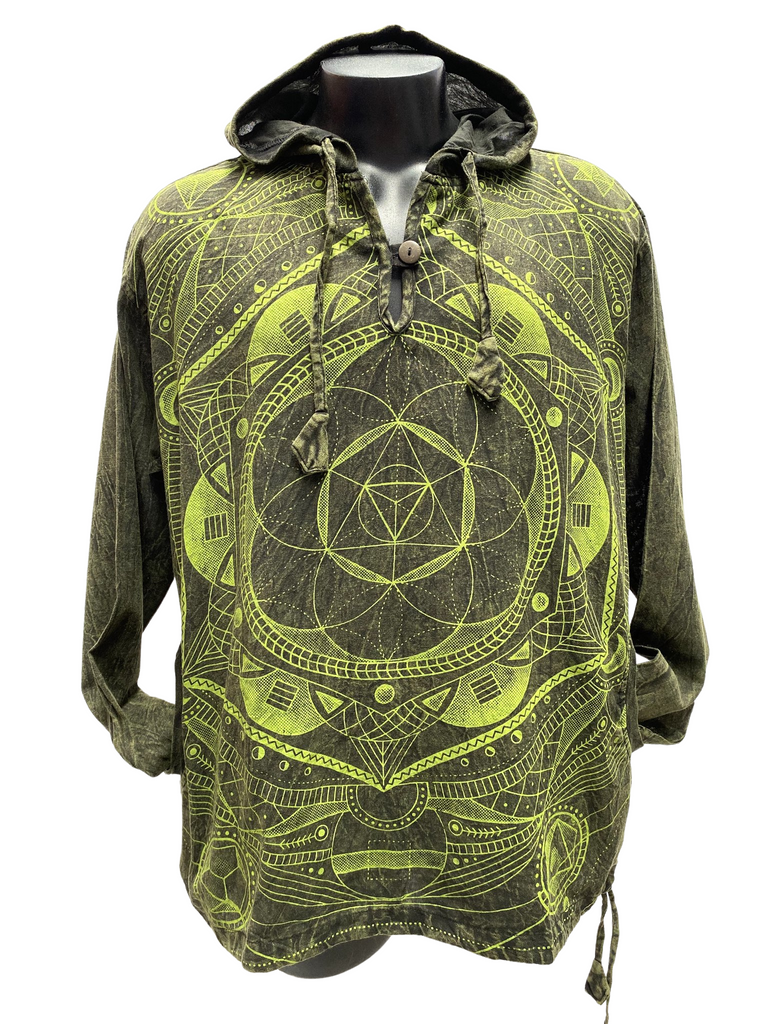 Geo Cotton Pullover