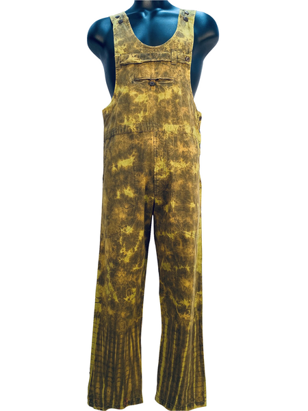 Tie Dyed Straight leg overalls