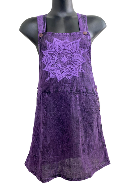 Mandala cotton pinafore