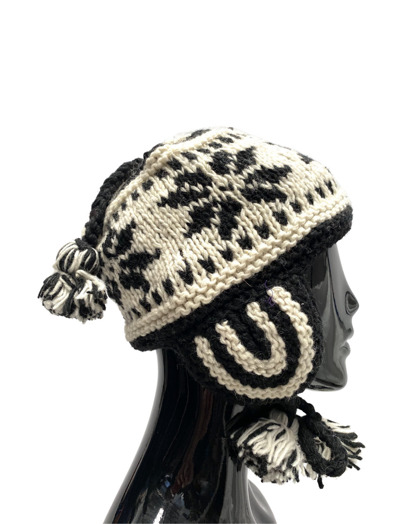 Wool knit winter hat