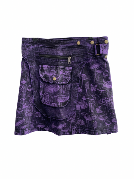 Festival Skirt Mushroom Print