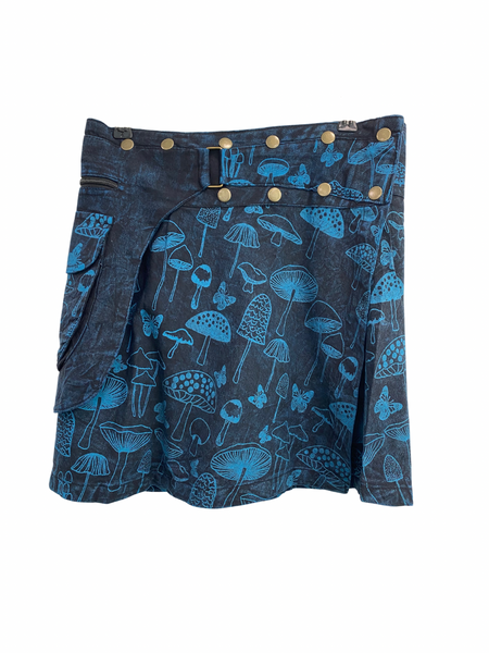 Festival Skirt Mushroom Print