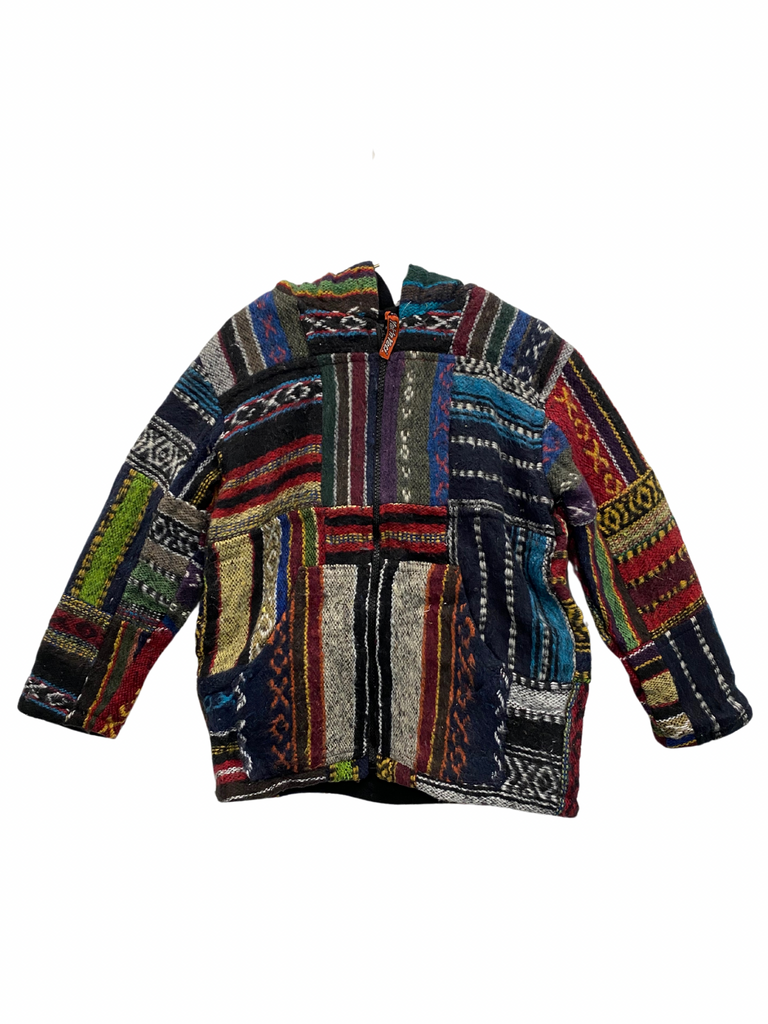 Kids patchwork gheri jacket size XL