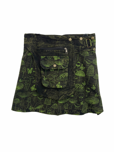 Festival Skirt Mushroom Print