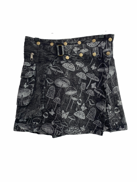 Festival Skirt Mushroom Print