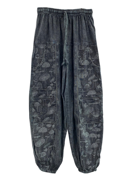 Mushroom Print Doof Pants