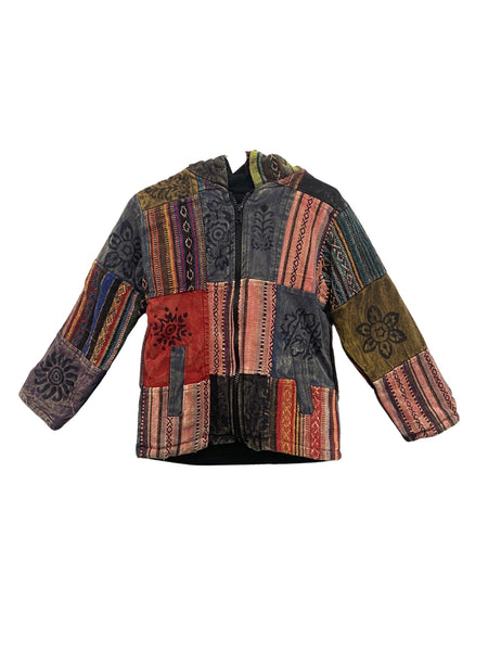 Kids patchwork jacket size M