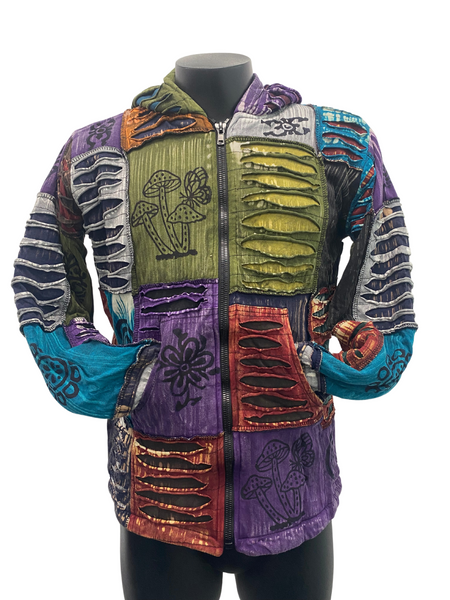 Csiro Razor Jacket Razor cut Knit Patchwork Jacket S – Yak 'n Yeti