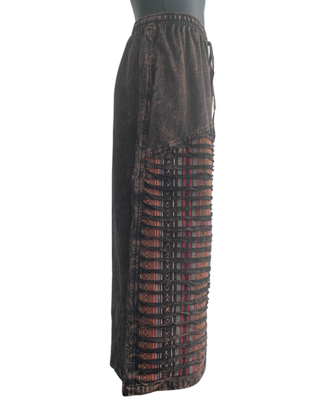 Razor cut wide leg flared pants