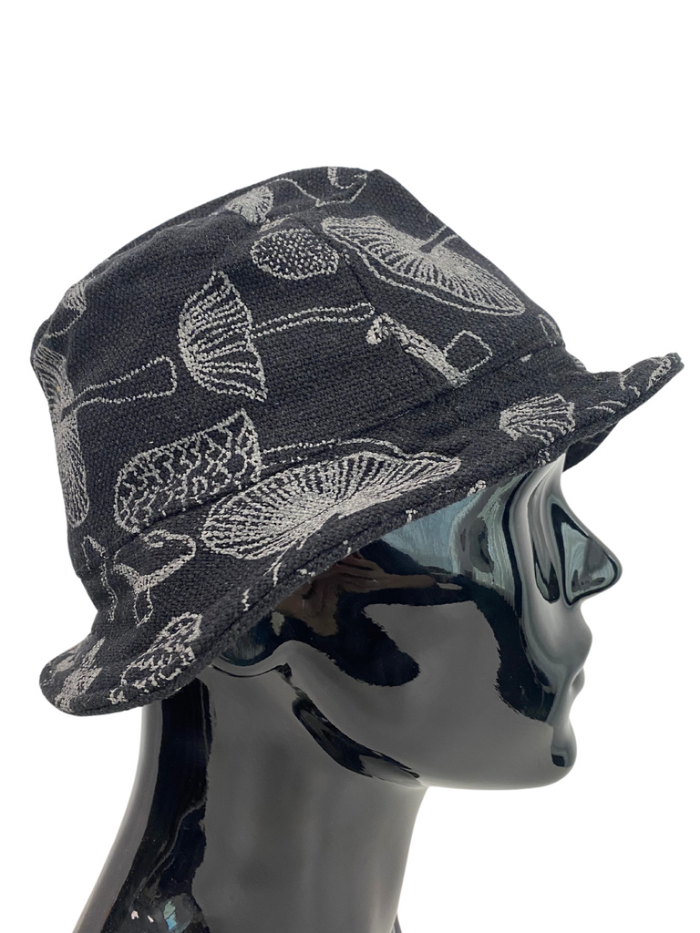 Bucket hat mushroom print