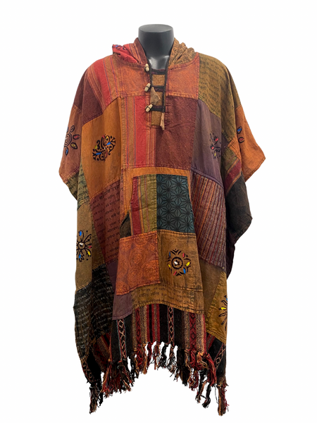 Patchwork Shyama Cotton Poncho