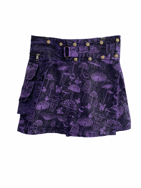 Festival Skirt Mushroom Print