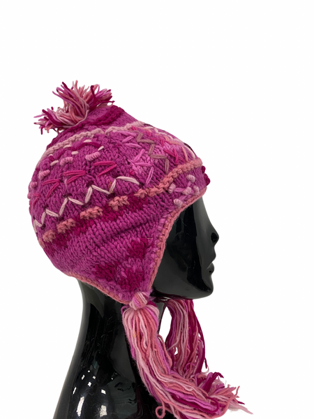 Wool knit winter hat