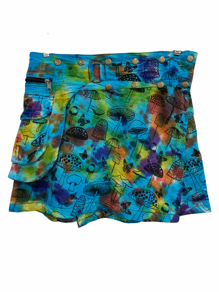 Festival Skirt Mushroom Print