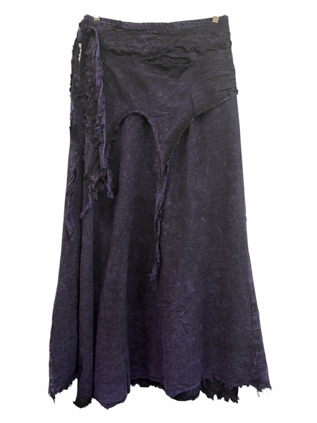 Long Bush Doof Skirt Tashi Purple