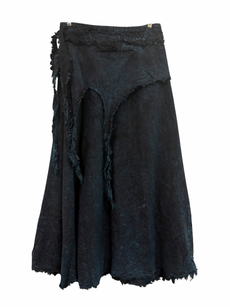 Long Bush Doof Skirt Tashi Blue