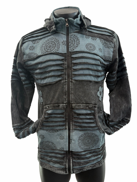 Knit Razor cut Jacket Charcoal