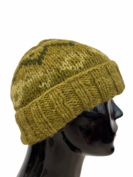 Wool knit winter hat