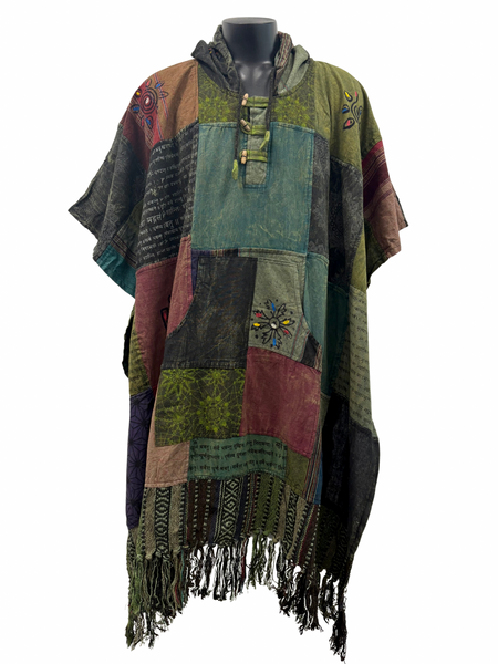 Patchwork Shyama Cotton Poncho