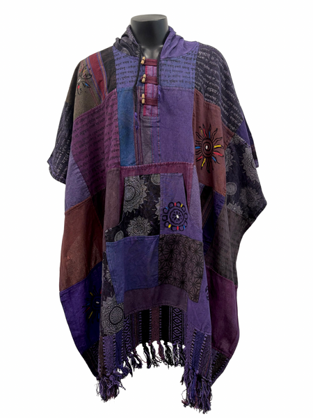 Patchwork Shyama Cotton Poncho