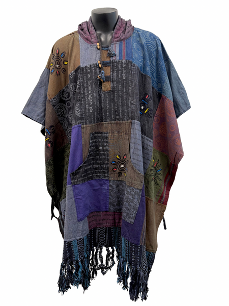 Patchwork Shyama Cotton Poncho