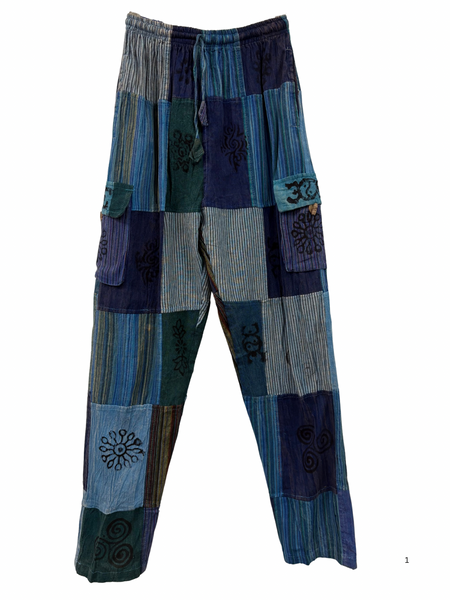 Patchwork cargo pants XL