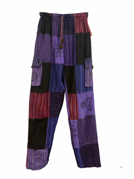 Patchwork cargo pants XL