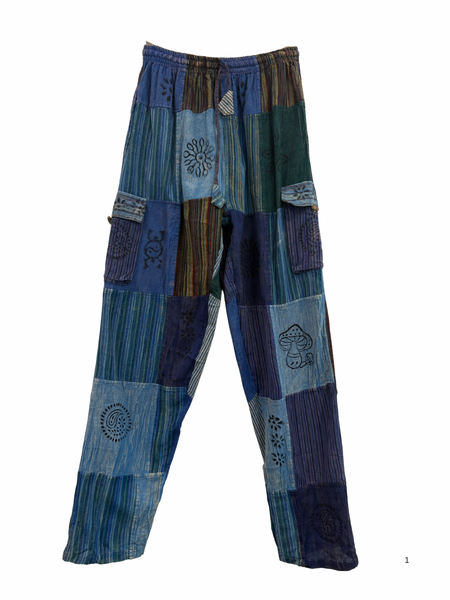 Patchwork cargo pants XXL