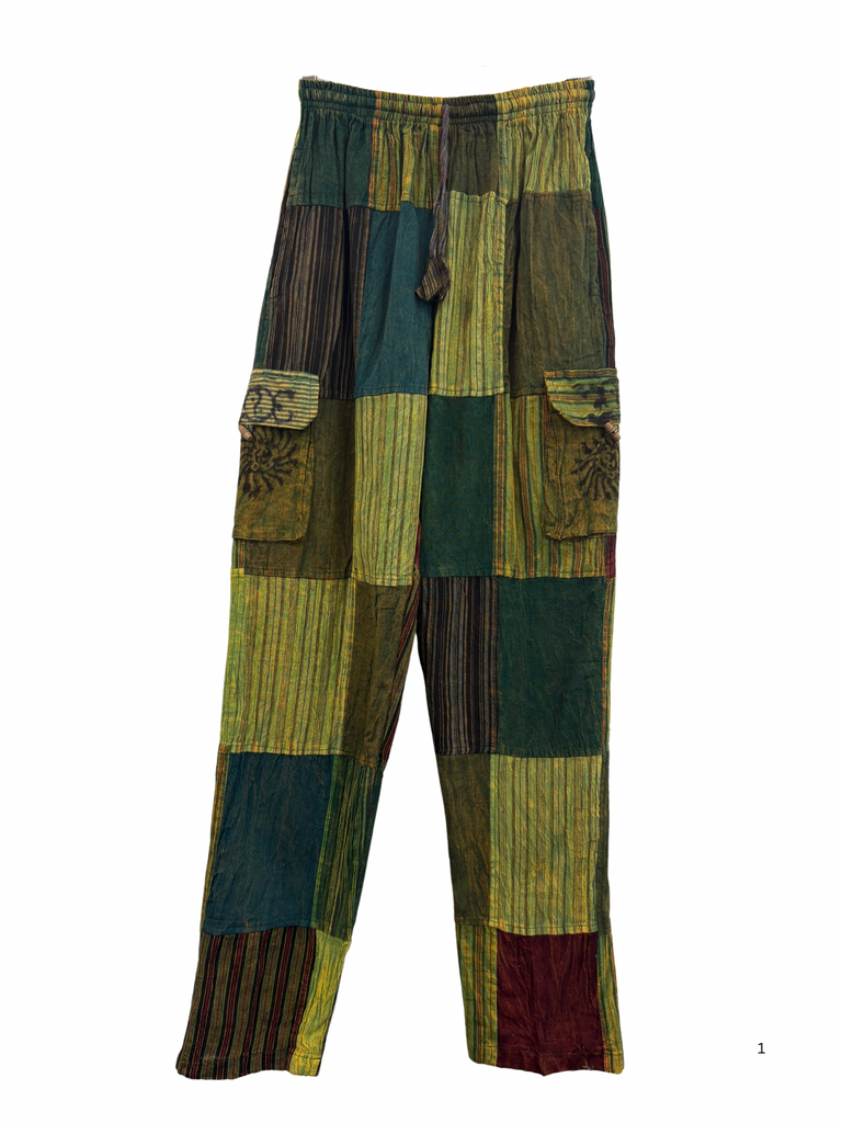 Patchwork cargo pants XXL