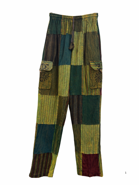 Patchwork cargo pants XXL