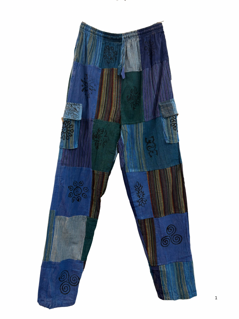 Patchwork cargo pants XXXL