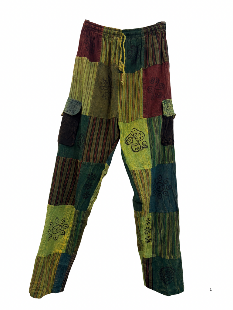 Patchwork cargo pants XXXL