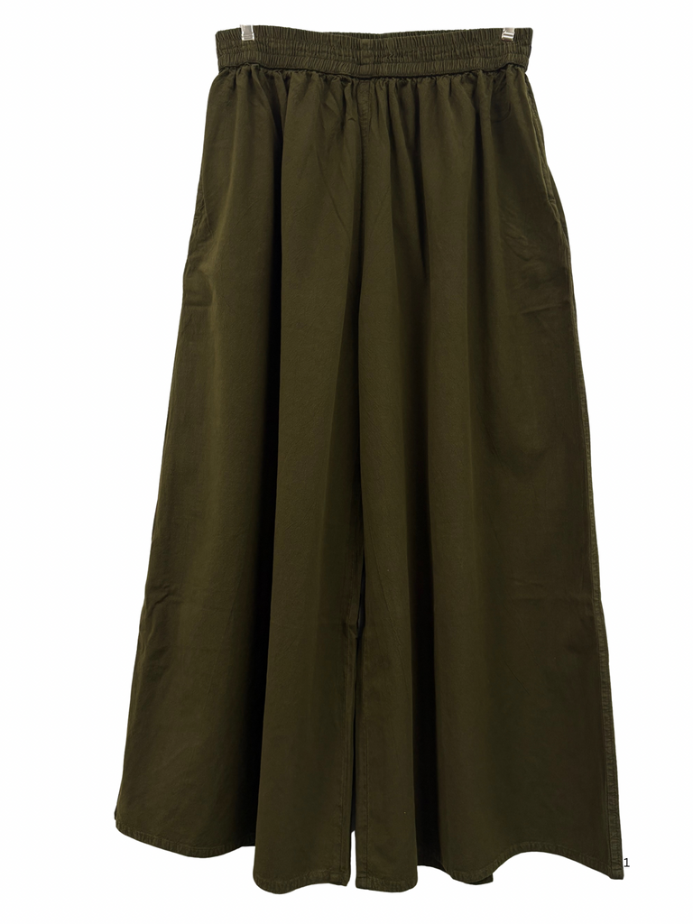 Palazzo Pants Olive Green