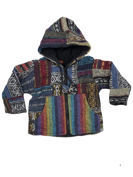 Kids patchwork gheri jacket size S
