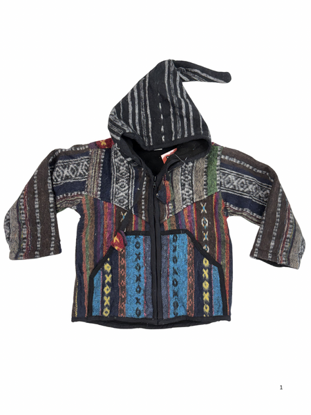 Kids patchwork gheri jacket size L