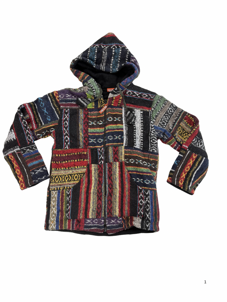 Kids patchwork gheri jacket size 3XL