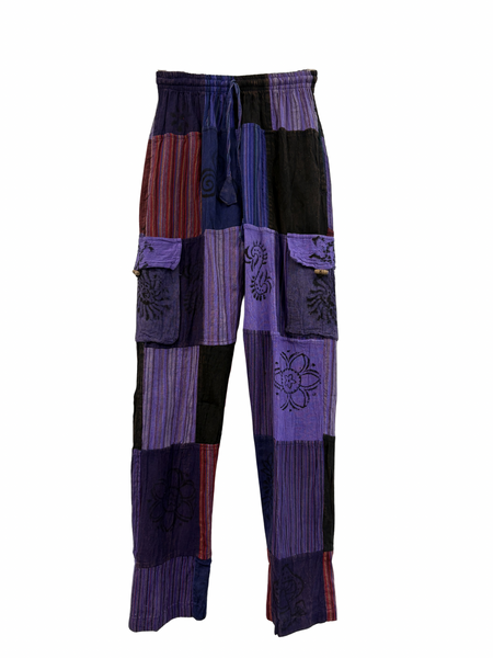 Patchwork cargo pants S