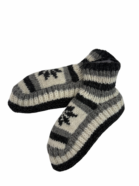Wool booties