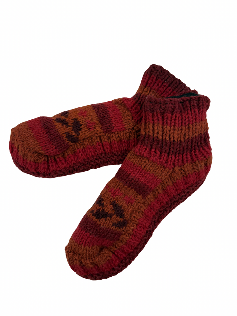 Wool booties