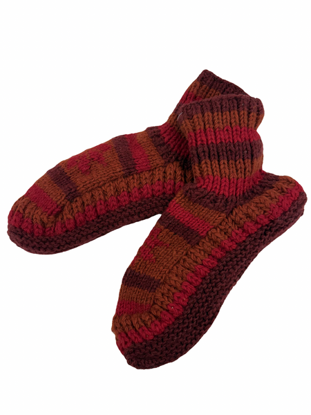 Wool booties