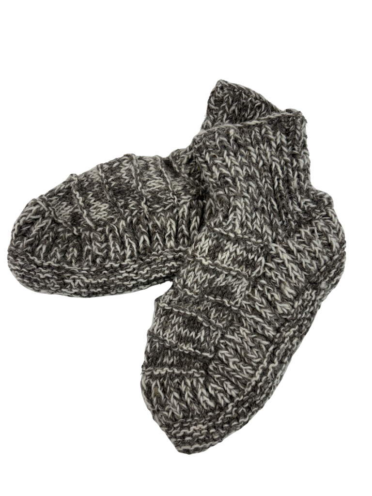 Wool booties