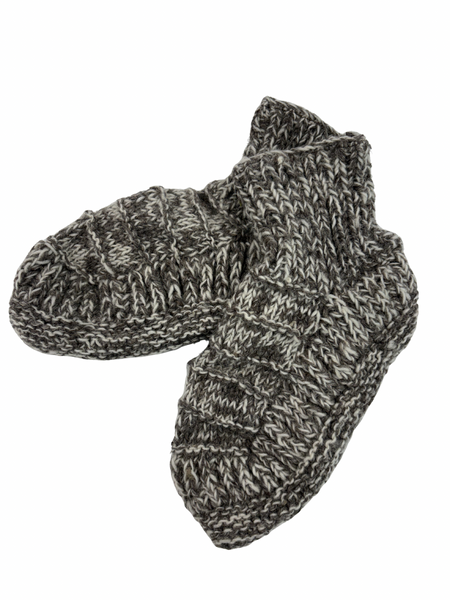 Wool booties