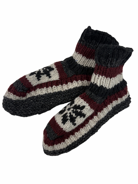Wool booties