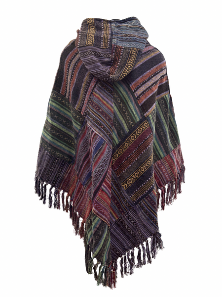 Patchwork Gheri Poncho Diamond