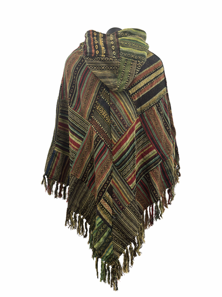 Patchwork Gheri Poncho Diamond
