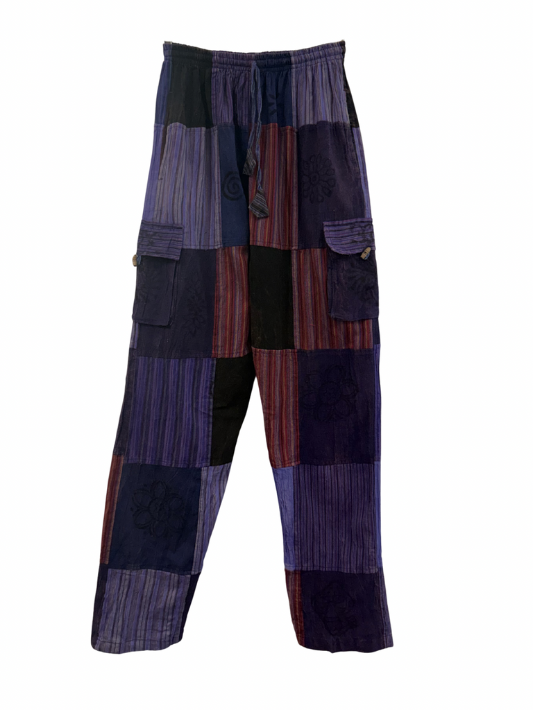 Patchwork cargo pants XL