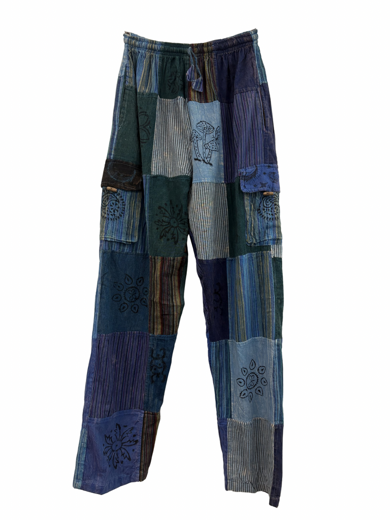 Patchwork cargo pants XL
