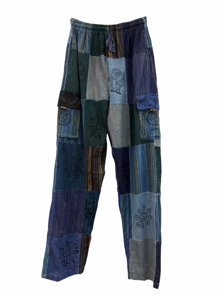 Patchwork cargo pants XL